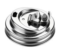 Generico Jar Lid For Drinking Leak Proof Stainless Steel Cover