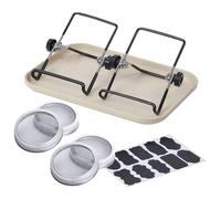 Generico Jar Sprouting Kit - 304 Stainless Steel Mesh Lids Stand Tray, Seedling Growing Support, Drainage Rack, Kitchen Countertop Garden, Rust Proof Metal Base | For Beginners