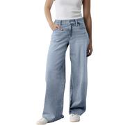 Generico Jeans Bootcut Donna Jeans Donna Vita Alta con Gamba Larga in Denim Elasticizzato Comodissimo, Taglio Alto e Dritto con Chiusura a Bottoni e Cerniera Palazzo