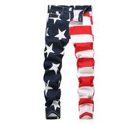 Generico Jeans Uomo Pantaloni Uomo Jeans Uomo Slim Fit Basic e Comodo Relaxed Fit Straight Leg Elasticizzato, Denim Autunnale Comodo per Lavoro e Tempo Libero