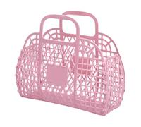 Generico Jelly Bag, Trendy Beach Handbag, 9.45x8.27x3.74inches, Reusable Basket Tote, Waterproof Soft Design, Lightweight and Stylish, Ideal for Women, Girls, Summer, Wedding, Concert, Outdoor Use