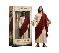 Generico Jesus Christ Statue - Open Arms Sculpture, Religious Jesus Statue Wearing Robe With Open Arms | Blessing Sculpture For Faith Decor Desk Prayer Home Office Living Room Mantel Holiday