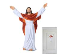 Genérico Jesus-Statue Klein,Lebensechte Jesusfigur Aus Kunstharz - Religiöse Statuen, Christusstatue Für Badezimmer, Büro-Schreibtisch, Nachttisch, Schlafzimmer, Kaminsims