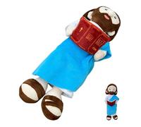 Generico Jesus Stuffed Doll - 11.8 Inch Soft Christ Savior Figure | Plush Toy with Detailed Design Huggable Cuddly Material for Easter Church Birthday Party Favors Bedtime Companion Stocking Stuffer