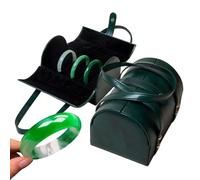 Generico Jewelry Box - 7-Compartment Bangle Case,17.5x12x11cm Versatile Storage Jewelry Case, Smooth Scratch Defense For Earrings Rings Home Office Everyday Drawer Desk Travel Women Holiday Birthday