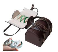 Generico Jewelry Box - Jewelry Case For Earrings Rings Home | 7-Compartment Portable Display Case | Portable Jewelrys Holder | Office Everyday Drawer Desk Travel Women Holiday Birthday