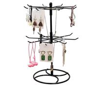 Generico Jewelry Display Holder - Tiered Rotating Earring Keychain Stand