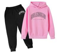 Generico Jogger Tuta Autunno Inverno Bambini Casual Pullover Felpa Ragazzi E Pantaloni Da Jogging Top Kids Giacche Con Tasca Sportswear Multi Color Set Di Felpe Alla Moda