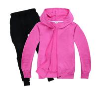 Generico Jogger Tuta Autunno Inverno Bambini Completo T Shirt Pantalone Da Calcio Ragazzo Jogging Ragazzi Set Con Tasche Ragazze Abbigliamento Di Felpe 3-15 Anni