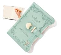 Generico Journal With Lock - Diario Di Bloccaggio Vintage, Notebook Per La Pelle PU Secure | Organizzatore Protetto Privacy, Diario Scrittura Con Copertina Rigida Scuola, Viaggi, Pensieri, Reg