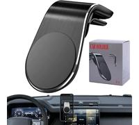 Generico Joyeloo Phone Holder, Mobile Phone Navigation Magnetic Bracket, L Type 360° Rotatable Car Phone Mount, Non-Slip Vent Clip Magnetic Phone Holder, for Any Smartphone (Black)