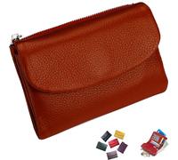 Generico Joyfullygo Wallet, Unisex Pebble Leather Wallet, 2025 New Coin Card Purse with Credit Card Holder, Coin Holder & Cash Slots (H)