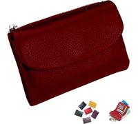 Generico Joyfullygo Wallet, Unisex Pebble Leather Wallet, 2025 New Coin Card Purse with Credit Card Holder, Coin Holder & Cash Slots (F)