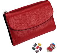 Generico Joyfullygo Wallet, Unisex Pebble Leather Wallet, 2025 New Coin Card Purse with Credit Card Holder, Coin Holder & Cash Slots (D)