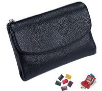 Generico Joyfullygo Wallet, Unisex Pebble Leather Wallet, 2025 New Coin Card Purse with Credit Card Holder, Coin Holder & Cash Slots (M)