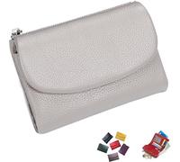 Generico Joyfullygo Wallet, Unisex Pebble Leather Wallet, 2025 New Coin Card Purse with Credit Card Holder, Coin Holder & Cash Slots (W)