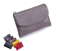 Generico Joyfullygo Wallet, Unisex Pebble Leather Wallet, Relevantk Wallets, Small Compact Pocket Purse for Coins, Cards (Purple*B)