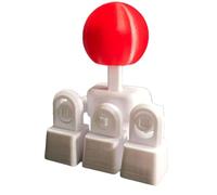 Generico Joystick di ricambio con tasti direzionali WASD stampati in 3D controller modificato per migliorare l'esperienza di gioco con le tastiere meccaniche, facile da installare (bianco)