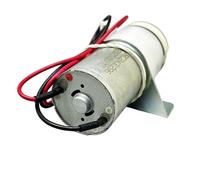 Generico JQB2438 DC5V-12V Micro 370 Pompa dell'aria Mini Pompa di pressione dell'ossigeno da 27 mm con staffa Acquario Serbatoio di pesci Monitor del sangue