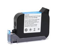 Generico JS12 600 DPI Premier Stampante portatile di livello A Fast Dry Eco Solvente Altezza di stampa Stampante a getto d'inchiostro da 12,7 mm Cartuccia d'inchiostro colorato(Black-1pcs)