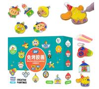 Generico Juego De Pintura Para Niños | 27,5x20,5x5,3 Cm Juguete Para Con Gel - Kits De Manualidades DIY - Para Chicos Y Chicas A Partir 6 Años, Manualidades En Casa, Navidad, Fiesta De Cumpleaños