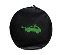 Generico Jumper Cable Bag, EV Charging Cable Storage Bag, 14.17x14.17x3.94 inches Vehicle Accessories, Heavy Duty Weatherproof Protective Organizer Tool Pouch for Electric, RV Power Cord