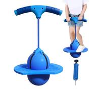 Generico Jumping Ball - Safe Portable Fun Jumper with Handle And Pump - Childrens Balance Jumping Ball,for Outdoor Indoor Party Birthday Gym Training Playground Park Gym