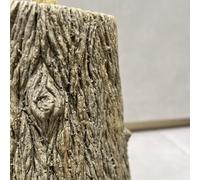 Generico Kaemingk Base Tronco di Pino Naturale, Decorazione in Magnesio, Effetto Corteccia Realistica, Ø41 cm x H42,5 cm