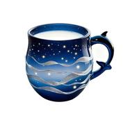 Generico -Kaffeetasse | Glasbecher mit -Muster | Transparenter, hitzebeständiger Getränkebecher für Milch, Saft, Tee, | Für Küche, Esszimmer, Büro, Geburtstag, Feiertage, Party, Zuhause, Fraue