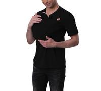 Generico Kangaroo Shirt for Dad And Baby, Mens And Women's Kangaroo Baby Carrier Shirt (Black,XL)