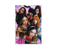 Generico Katseye Poster Music Kpop Girl Group Vintage Art Poster Su Tela Per La Stanza, Estetica, Festival, Regalo, Famiglia, Camera Da Letto, Decorazione Da Parete, Casa 08x12inch(20x30cm)