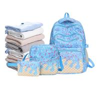 Generico Kawaii Backpack Set - 3 Piece | Ice Cream School Bag