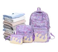 Generico Kawaii Backpack Set - 3 Piece | Ice Cream School Bag