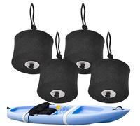 Generico Kayak Scupper Plugs 4 Pack - Lanyard Attached Eva Hole Stoppers | Water Control Bung for Kayak, Canoe, Dinghy, Boat Drain Holes, Waterproof Accessories