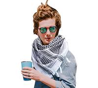 Generico Kefiah Palestinese Sciarpa - Fascia Per Testa Della Palestina | Sciarpa Al Collo Kefiah Mediorientale Per Donna Uomo