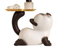 Generico Key Bowl For Entryway Table,Cat Statue With Storage Tray,Space-Saving Design Bowl For Keys | For Candy Trinket Entryway Table Home Living Room Bedroom Cabinet