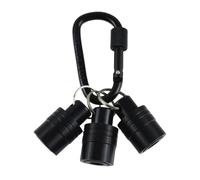 Generico Key Chain Bit Holder- Quick Release Portable Organization, 2.32 Inch Manual Tool, Professional Aluminum Alloy Device With Anodized | Bit Clip For Electricians Maintenance Personnel