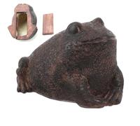 Generico Key Hiders Outside, Frog Shape Storage, Resin Hidden Container Box, Weatherproof Camouflage Design, 1-Pack, for Keys Jewelry Change Garden Lawn Balcony Use Outdoor and More