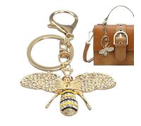 Generico Key Keeper Chain, Backpack Wallet Bag Handbags Accessories For Thanksgiving Christmas Birthday Holiday | Bee Keychain | Animal Key Chain Cute Yellow Bee Charm |