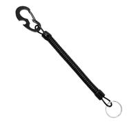 Generico Key Lanyard with Carabiner - Car Key Lanyard | Retractable Safety Strap, Anti Loss Keychain Holder, Stretchy Chain Ring, for Backpack Kayak Fishing Scuba Diving Women Belt Work Use