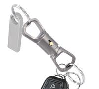Generico Key Ring - Quick Release 360° Rotation, Pull Apart Key Ring | Pull Apart Key Ring For Women Hikers Motorcyclists Fishermen Drivers Mechanics Travel Shopping | Camping Hiking Fishing Daily