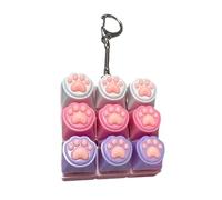 Generico Keyboard Fidget Toy - 9-in-1 Realistic LED Sensory Cat Paw Clicker for Stress Relief | Soft Silicone Material with Clickable Keys and Colorful Lights, Fun Desk Accessory for Kids Boys Girl