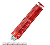 Generico Keyboard Keycap Remover - Mechanical Key Pulling Tool for Desktop Use | Ergonomic Handle with Metal, Keycap Maintenance Accessory for and Office Keyboards 4.33x0.71x0.71 in