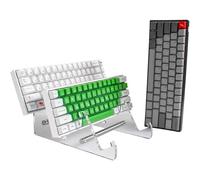 Generico Keyboard Stand - Acrylic Keyboard Display | Keyboard Holder | Keyboard Holder Stand, 2-Tiers Keyboard Stand For Multiple Keyboards, 1-Tier Keyboard Stand, Acrylic Keyboard Stand With 3-Tiers