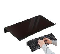 Genérico Keyboard Tray Holder - Acrylic Computer Keyboard Stand Riser -43.18x3.81x13.97cm For Home Study Room Reception School Cubicle Work Gamers Students Programmers