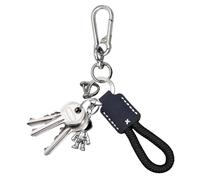 Generico Keychain Astronaut - Fascino Spaziale Da 3,8x2 Cm Con Cordino | Borse Astronauta Ciondolo Per Bambini Ragazzi Uomini Zaino Con Zaino Porta Porta Borsetto Chiavi Della Macchina Per La Festa
