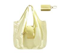 Generico Keychain Bag Portable Reusable - Large Capacity Folding Purse Tote | | Foldable Compact Shopping Bag Clip On Pocket Travel Grocery Tote Eco Friendly Washable Handbag Carrier Accessories