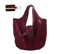 Generico Keychain Bag Portable Reusable - Large Capacity Folding Purse Tote | | Foldable Compact Shopping Bag Clip On Pocket Travel Grocery Tote Eco Friendly Washable Handbag Carrier Accessories