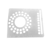 Generico Keychain Design Board - Acrylic Bracelet Bead Board | Beading Boards Acrylic Wristband Beading Trays | Wristlet Keychain Tools Wristband Maker Jewelry Making Supplies Jewelry Charm Bracelet