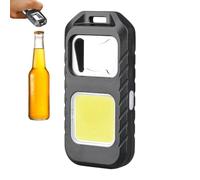 Generico Keychain Flashlight Rechargeable - Waterproof 4 Levels Mini Torch, Flashlight Opener Combo with High-, Portable Gear, Compact Light for Outdoor Camping Adventure